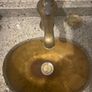 Bathroom sink, tap, drawers and mirror. Image 3