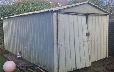 Steel shed