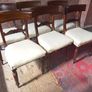 Set of 6 George IV antique Dining Chairs Image 4