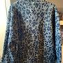 Leopard Print Half Zip Fleece Size Medium UK 16 BNWT Image 3