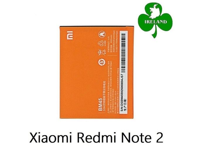 For Xiaomi Redmi Note 2 Battery 3020mAh MI BM45 Battery Replacement New