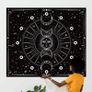 Tapestry Wall Hanging Stars Space Psychedelic Black and White Tapestries Wall Tapestry for Home Decor for Bedroom, Living Room, Dorm Black, 130x150 cm MULTIPLE SIZES/COLOURS AVAILABLE (FREE SHIPPING) Image 6