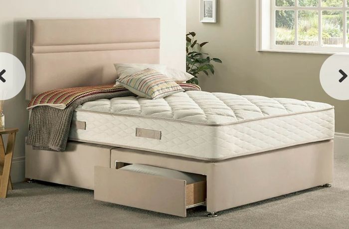 Double Bed, Mattress & Headboard