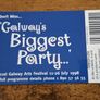 Ireland CallCard "Galway Arts Festival", used, 5/1998, 50 Units - free standard postage Image 2