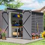 Galvanised Metal Garden Shed with Foundation Kit Image 6