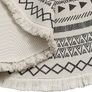 FREE P&P Round Rug Bohemian 4ft Circle Area Rug Cotton Rugs with Geometric Pattern Printed Hand Woven Circle Carpet with Tassels Indoor Floor Mat for Home Kitchen Living Room Bedroom Image 5