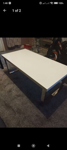 Coffee table white