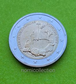 Portugal 2014 year Uncirculated 2 Euro coin.