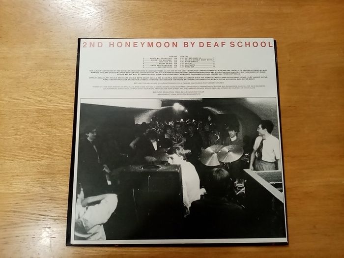 Deaf School - 2nd Honeymoon. 1976. Lp. Vinyl Record Album. Rock New Wave Punk