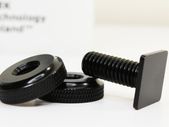 3/8 inch (Male) to Hot Shoe Mount Adapter Suitable for Ball Heads - (Black)