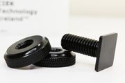 3/8 inch (Male) to Hot Shoe Mount Adapter Suitable for Ball Heads - (Black)