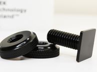 main image for ad 3/8 inch (Male) to Hot Shoe Mount Adapter Suitable for Ball Heads - (Black)