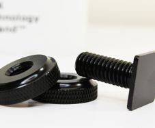 3/8 inch (Male) to Hot Shoe Mount Adapter Suitable for Ball Heads - (Black)