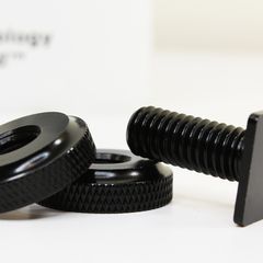 3/8 inch (Male) to Hot Shoe Mount Adapter Suitable for Ball Heads - (Black)