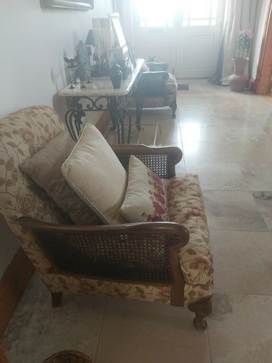 2 antique armchairs