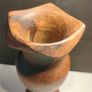 Vintage 10" Burr Walnut Vase Image 9