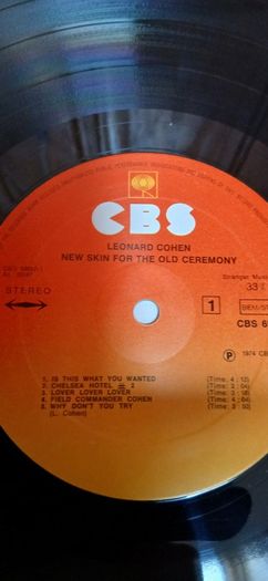 Leonard Cohen - New Skin For The Old Ceremony - LP - CBS Records - 1974