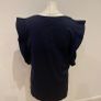 Cos navy fancy sleeve top size 10 Image 4