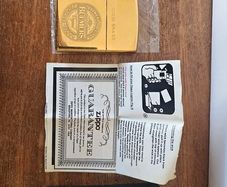 Ultra rare  Bulmers brass zippo vintage