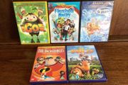 Bundle of 5 Childrens dvds