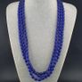 Vintage Cobalt Blue African Glass Beads Strands Image 9