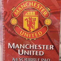 Man united scribble pad,