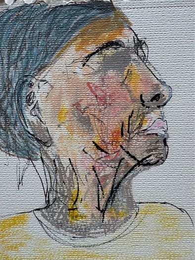 Original Art Original Drawing Original Irish Art