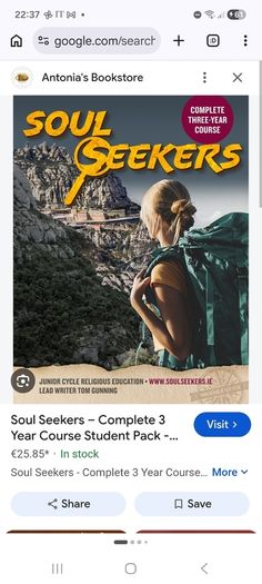 Soul Seekers Religion Book