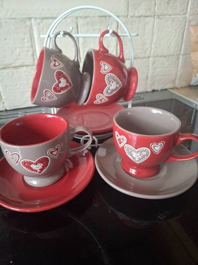 Coffee Set .. 8 Piece with Stand .. Price Drop