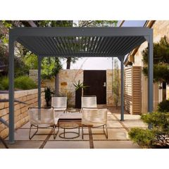 Pergolux 9100 Pergola Grey 3x3x2.4m