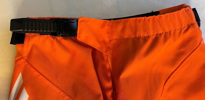 Motorycle - Youth Alpinestars Supertech MX Pants Fluo Orange-White-Blue