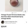 Vintage Glass Perfume Bottle Image 4