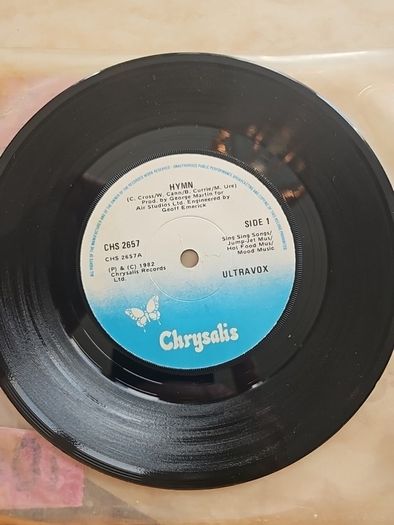 Ultravox 7" (Irish) - Hymn