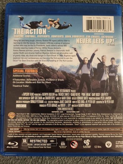 Point Break Bluray