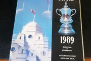 fa cup final programme 1989 Everton v liverpool