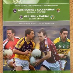 2008 Armagh v Wexford & Galway v Kerry - GAA All-Ireland Senior Football Championship Quarter Final Programme