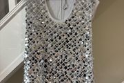 zara sequin top