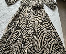 Autograph animal print midaxi Dress size 14