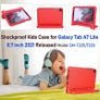 For Samsung Galaxy Tab A7 Lite Kids Case Shockproof Cover With Stand - Red Image 5