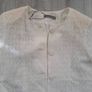 White Lace coat overcoat blazer UK 8 S new Image 2