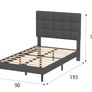 Single Bed Frame, Easy Assembly Image 6