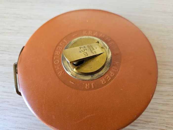 Vintage German 25m Measuring Tape
