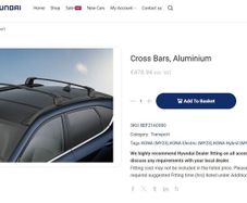 Roof Bars Hyundai Kona NEW