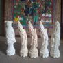 Vintage Chinese Figural Chess Pieces Image 4