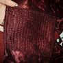 Red Satin Savida Crop Top Image 4