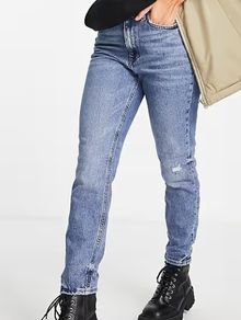 River Island High Waisted Jeans Size 10