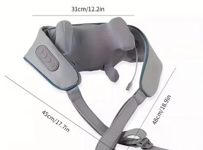 Neck and shoulder massager - electric