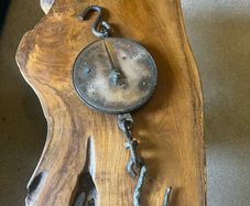 Antique Salter Brass 200lb Hanging Scales