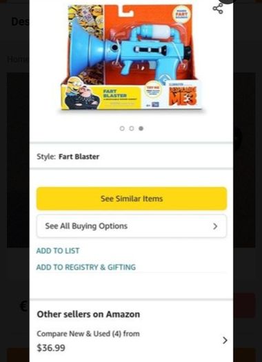 Despicable Me Fart Blaster