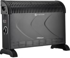 FREE EXPRESS SHIPPING 2000W Electric Heater Portable Convector Heater 3 adjustable heat settings fast heating space heater free stand heater wall mounting heater including wall bracket Manual Thermostat Black